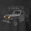 1962 Classic 4x4 Pickup T-Shirt – Inline-Six Vintage Off-Road Truck Sketch Art