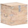 Storage Chest 40x40x40 cm Solid Acacia Wood
