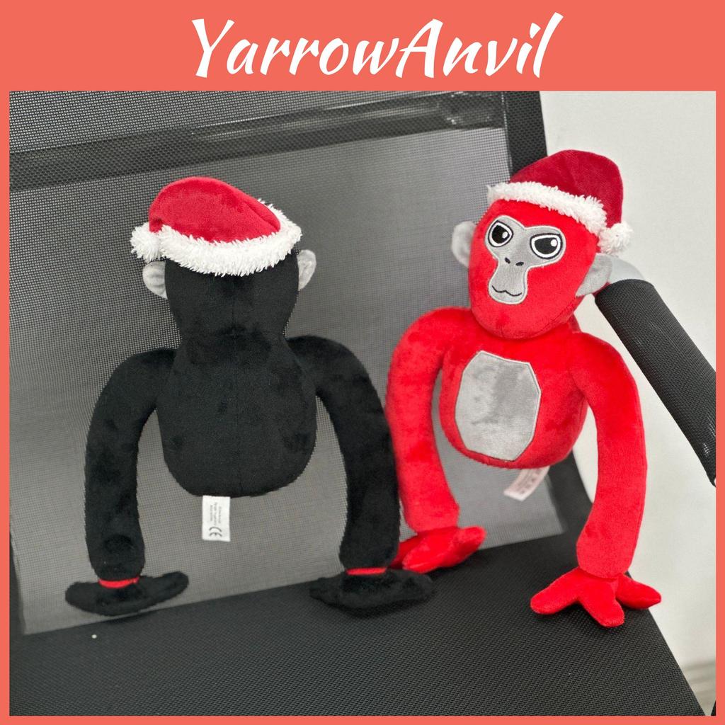 Gorilla Tag Plush Cute And Funny Stuffed Animal Toy With Christmas Hat