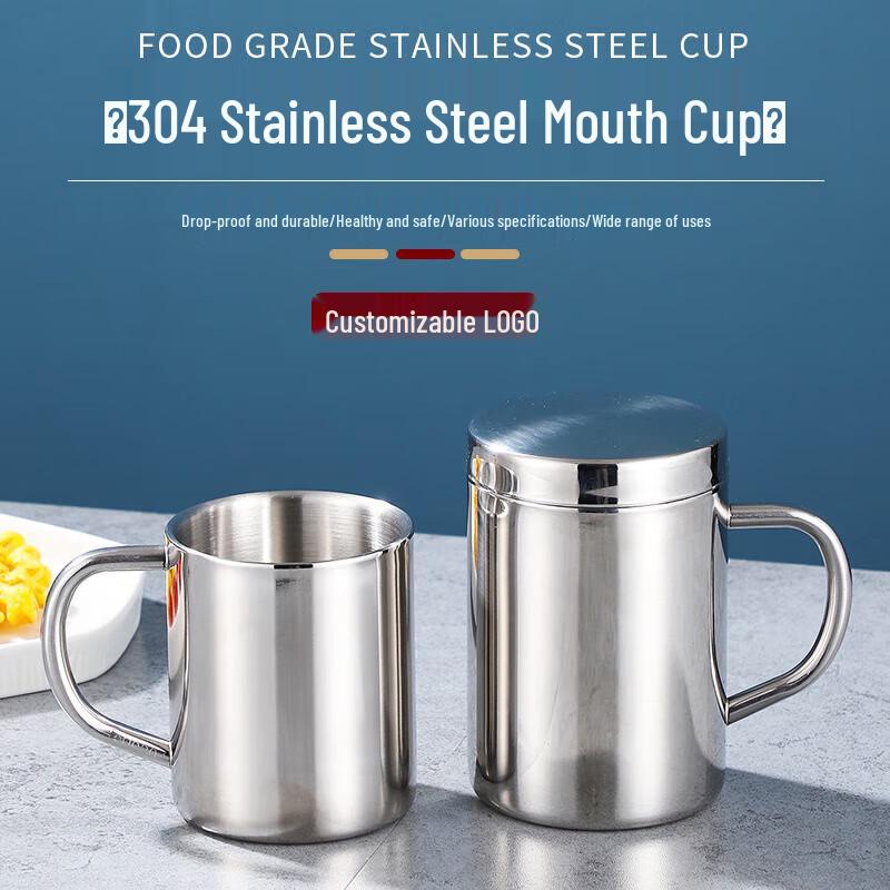 304 Stainless Steel Mug with Handle