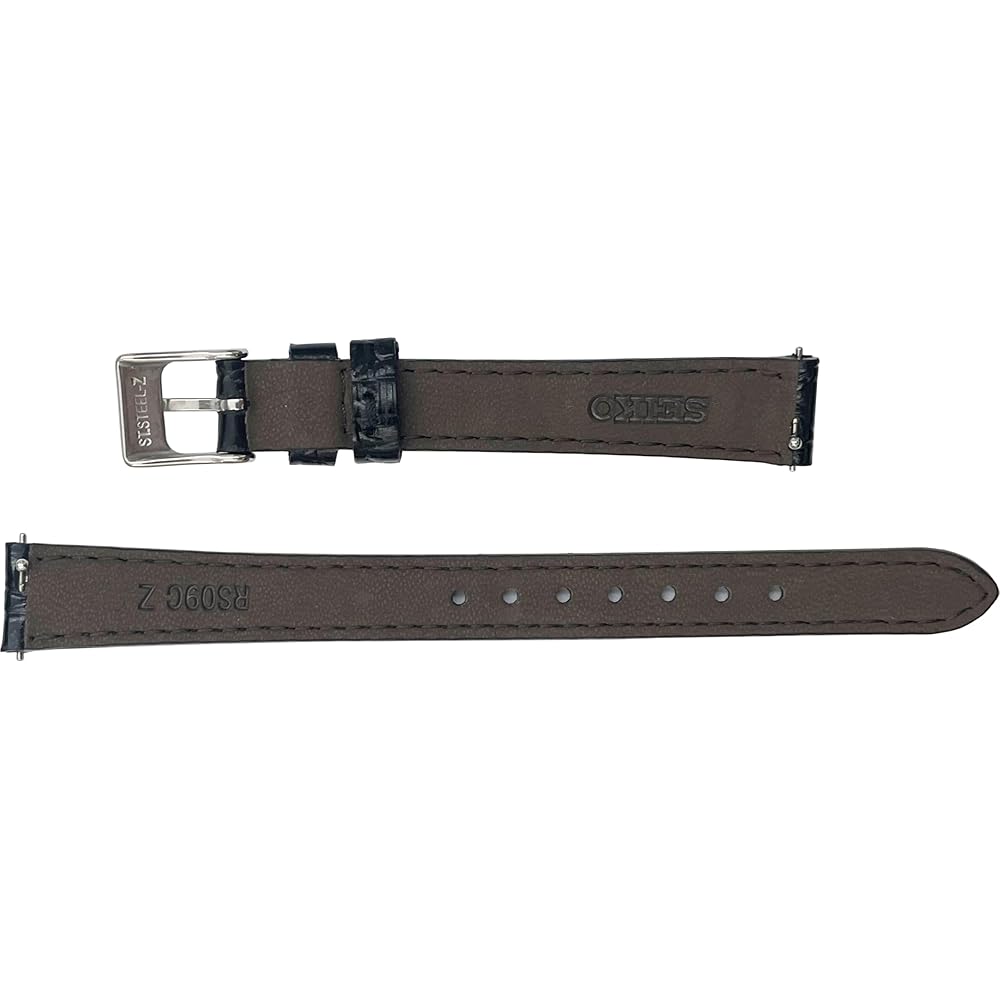 Seiko RS09C Women's Leather Watch Band 12mm 13mm 14mm Crocodile Pattern Smart Change Black Brown Light Brown Blue Green Orange