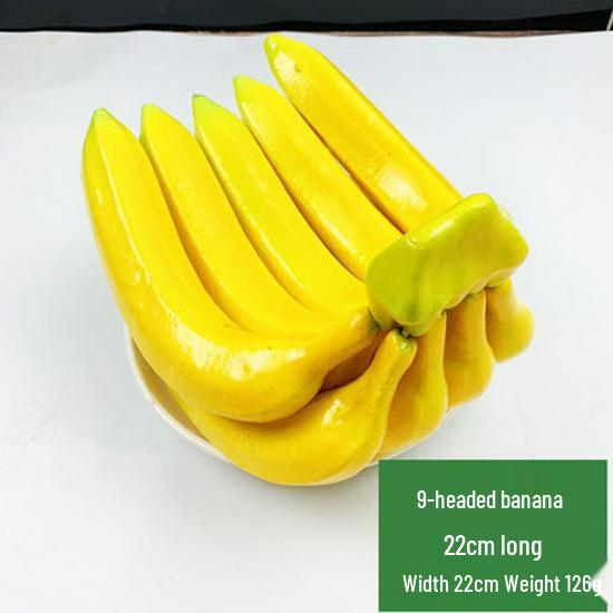 Schaumstoff Obst- und Gemüse-Modell Ornamente: Dekorative Requisiten: Banane, Apfel, Orange