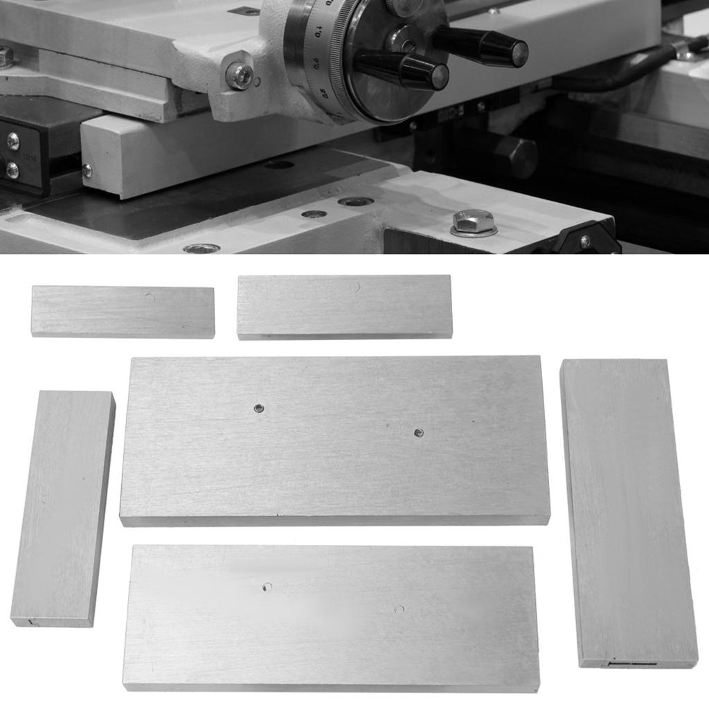 6 Pcs Steel Adjustable Parallel Block Set 3 8 2 1 4in Adjustment Range for Accurate Measurement