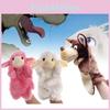 Soft Plush White Sheep And Big Gray Wolf Hand Puppet Hat For Creative Child Engagement