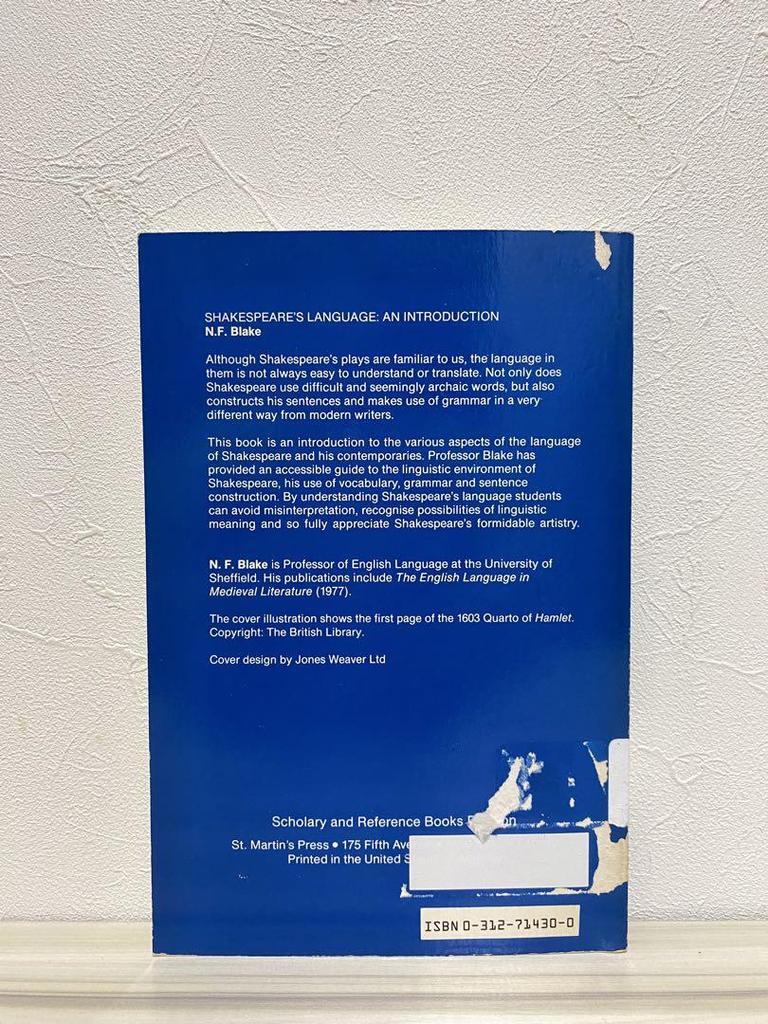 [USED] Shakespeare's Language: An Intro