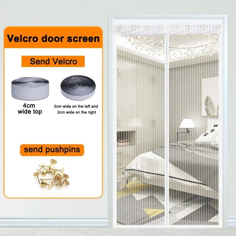 Summe Anti Mosquito Door Curtain Summer Mosquito Net Mosquito Proof Magnetic Door Curtain for Living Room Bedroom Kitchen
