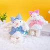 Creative Cartoon Cute Long-Eared Rabbit Plush Keychain Pendant Student Bag Pendant Car Key Chain Small Gift