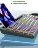 Ergonomic Colorful Backlit Wireless Keyboard and Silent Mouse Combo with Charging Feature