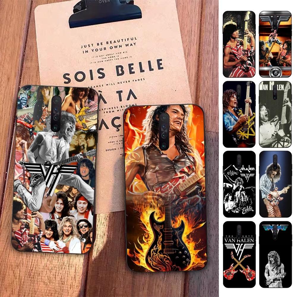E-Eddie V-Van-Halen Music Guitar Phone Case For Redmi 5 6 7 8 9 10 Plus Pro 6 7 8 9 A GO K20 K30 K40 Pro Plus F3 Fundas