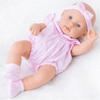 30cm Realistic Sleeping Doll Soft Toy with Lovely Face Life Like Educational Reborns Boutiques Collection Kid Party Gift  Purple