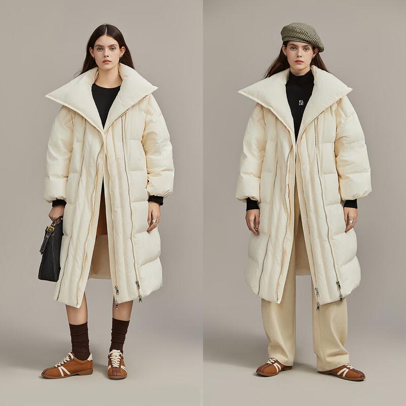 ELLE Women's Winter Duck Down Puffer Jacket