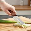 Wooden Handle Vegetable Peeler,Multifunctional Stainless Steel Fruit Peeler,Kitchen Tool with Bottle Opener & Julienne Slicer