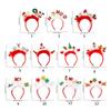 Sparkle Christmas Headband for Womens Girls Daily Wearing Photo Props Party Fancy Dress Cosplay Hair Accessories