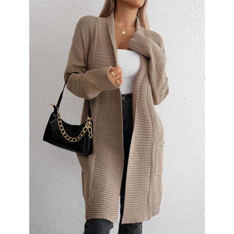 

Ленивый ветер свитер кардиган осень и зима новый дикий свободный лацкан длинный кардиган свитер куртка женский повседневный модный и универсальный XL верблюд