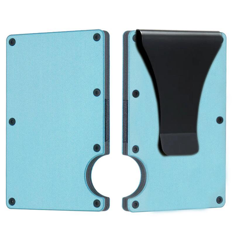 New RFID Blocking Carbon Fiber Wallet with Money Clip