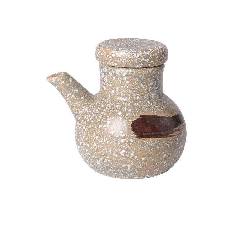 Ceramic Condiment Bottle Japanese Style Oil Pot Home Seasoning Bottle Kitchen Dining Bar Accessories