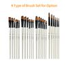 6pcs Filbert Paint Brushes Paintbrush Set Nylon Hair Paint Brush Set for Acrylic Oil Watercolor Painting Artist Professional Painting Kits Pearl Whit