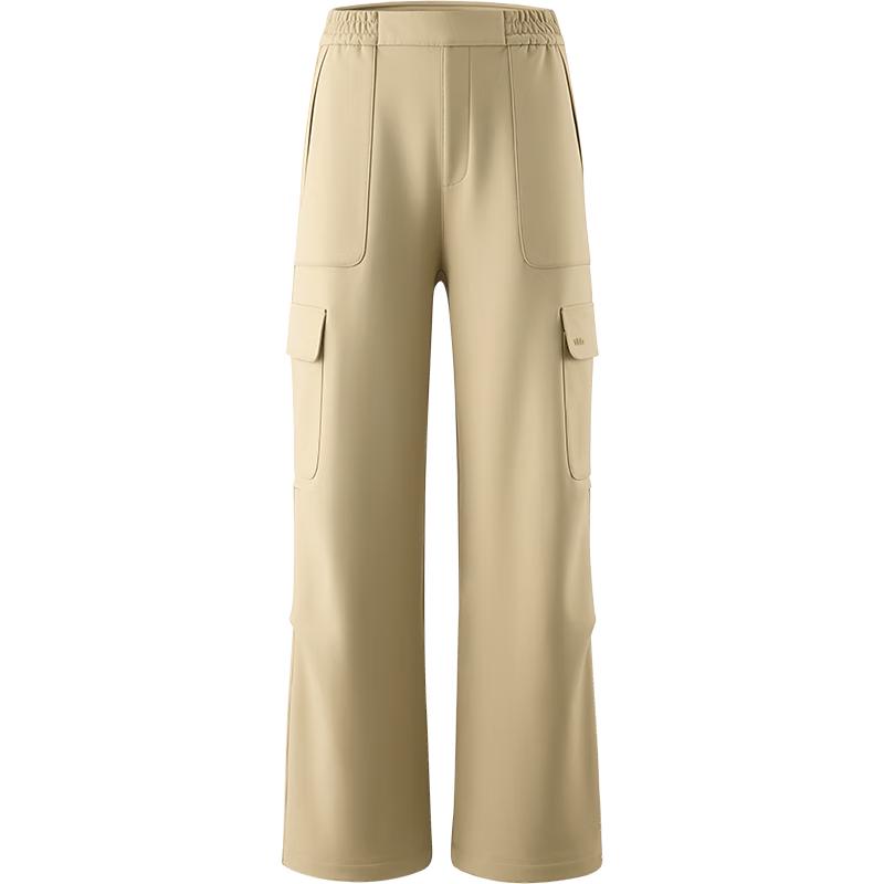 Beneunder Women s Winter Fleece-Lined Parachute Cargo Pants ST107 S