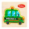 Traffic Jigsaw Toys 3D Animal Jigsaw Wood 3D Wooden Puzzle Cartoon   Preschool Learning Toys