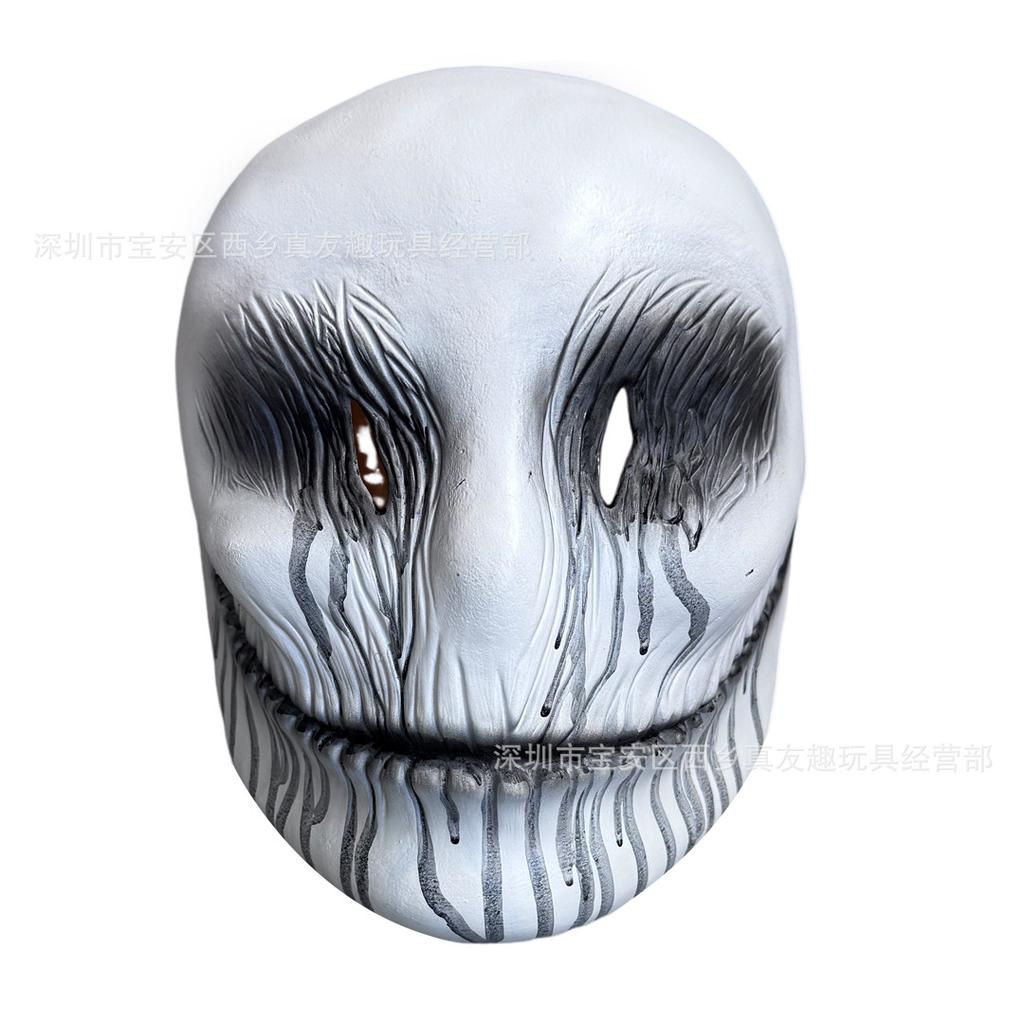 Fabbrica di Maschere Fantasma Bianco Sorriso Sottile Accessori Costumi Horror Halloween Carnevale