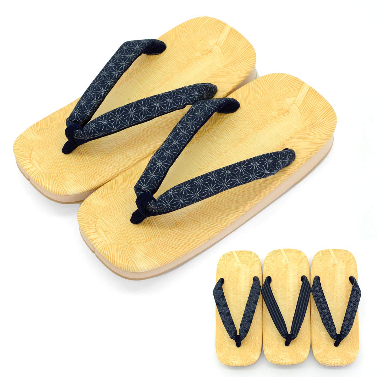 

Takeharu Желтые Чиба Гэта Сделано с шлифованной подошвой и губкой Размер Экстра Стиль индиго Мужские сандалии, Япония, Подошва, 3L, Большой,