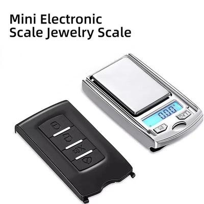 200 g/0,01 g Präzisionswaage für Schmuck, Autoschlüssel, Miniwaage, tragbare elektronische Waage für Schmuck mit LCD-Display