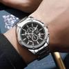 CHOWE 4202 Men's Quartz Watch Large Dial Stainless Steel Strap Casual Business Elegant Watches for Men Reloj hombre(Without Box)