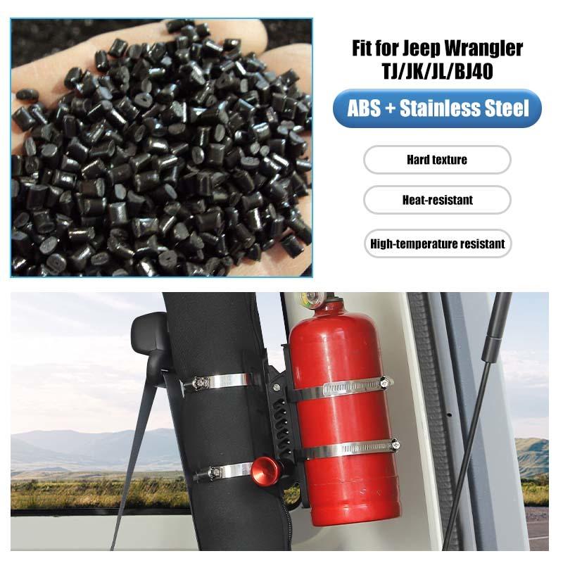 Bil Framstol Brandsläckare Fäste Rack För Jeep Wrangler TJ/JK/JL/BJ40 För Ford Bronco 2021 och uppåt För CJ/ATV Interiörtillbehör