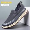 2025 New Men's Fly-woven Casual Shoes Men's One-pedal Comfortable Mesh Lazy Shoes Soft-soled Breathable Board Shoes Men
