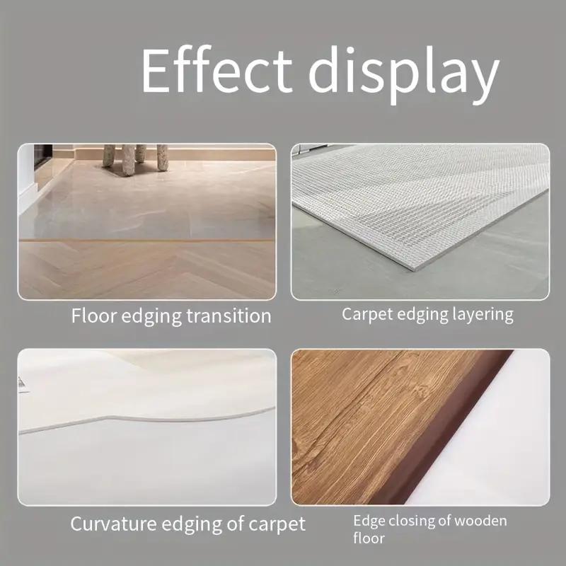 1PC 3M Carpet To Tile Floor Transition Strip Wear-resistant Cuttable Threshold Cover Household PVC Edging Trim Strip Doorway