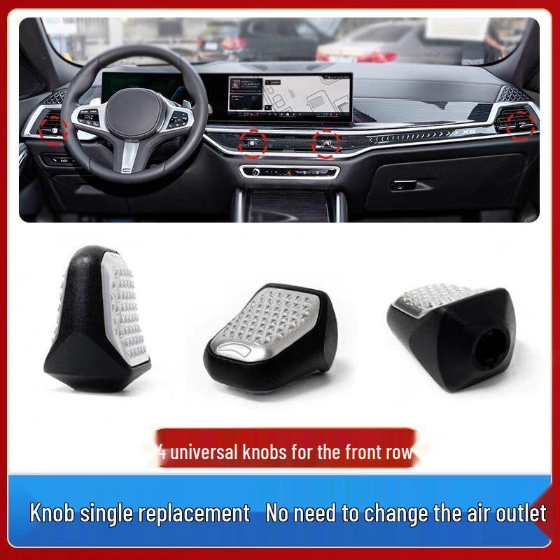 Fits 23-25 BMW X5 X6 X7 Console Air Vent Knob Adjustment Left/Right Airflow Switch Blade