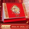 2026 Chinese Red Horse Year Festive Calendar: Hollowed-Out Design, Corporate Gift