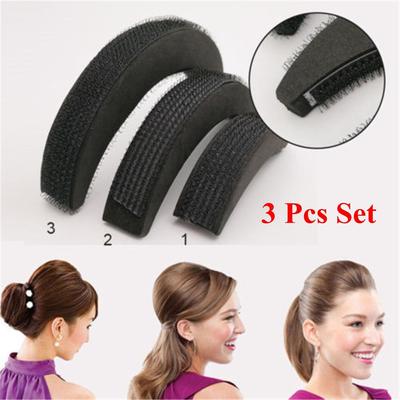 3Pcs Hot Beauty Makeup Tool Hair Heightening Hair Volume Increase Punta Hair Puff Sponge Pad
