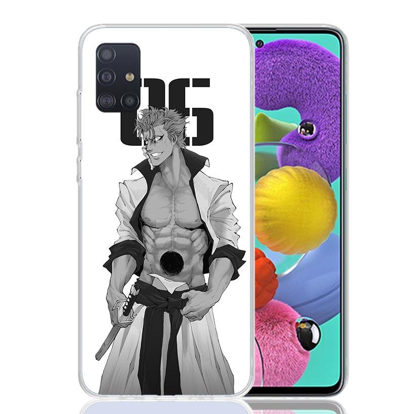 Grimmjow 6 Bleach Phone Case For Samsung Galaxy A52 A32 A22 A12 A02S A50S A30S A51 A31 AA71 Note 20 Ultra 10 S10 Plus Galaxy A52