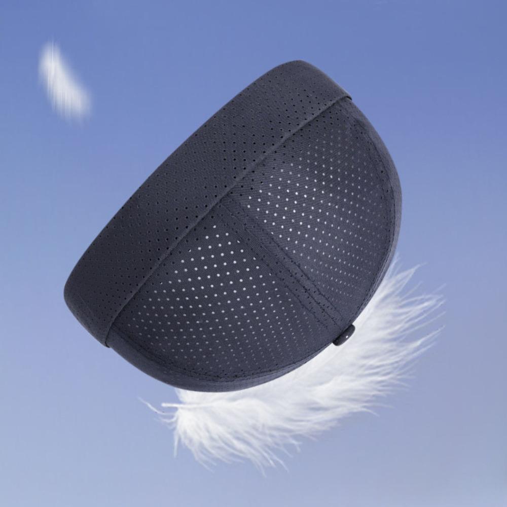 Retro Brimless Docker Cap Quick Drying Melon Skin Caps Casual Skullcap  Unisex