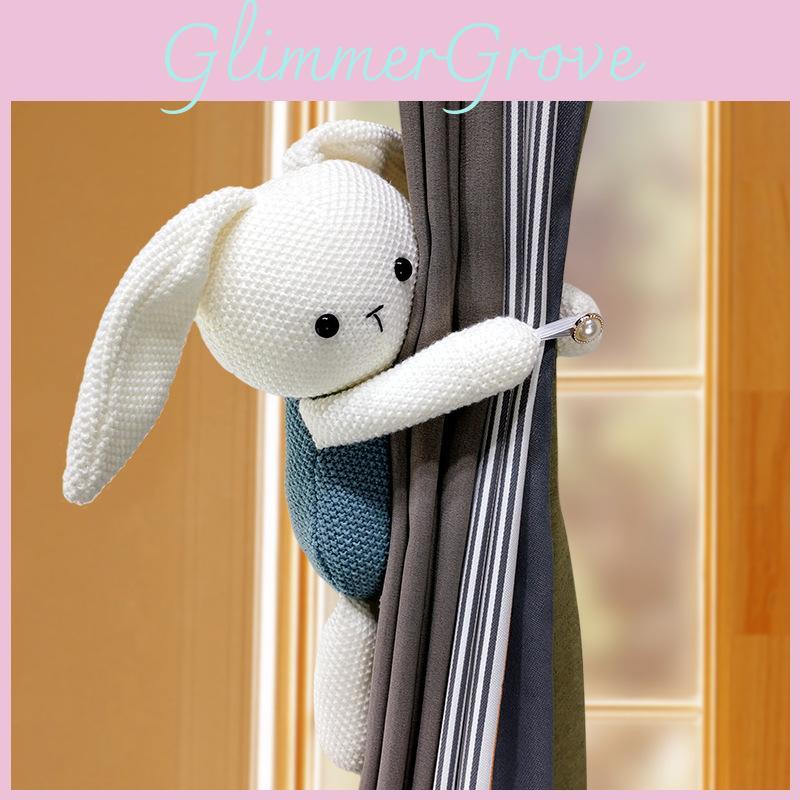 Horse Elephant Deer Bear Plush Curtain Tieback Cartoon Dolls For Home Decor