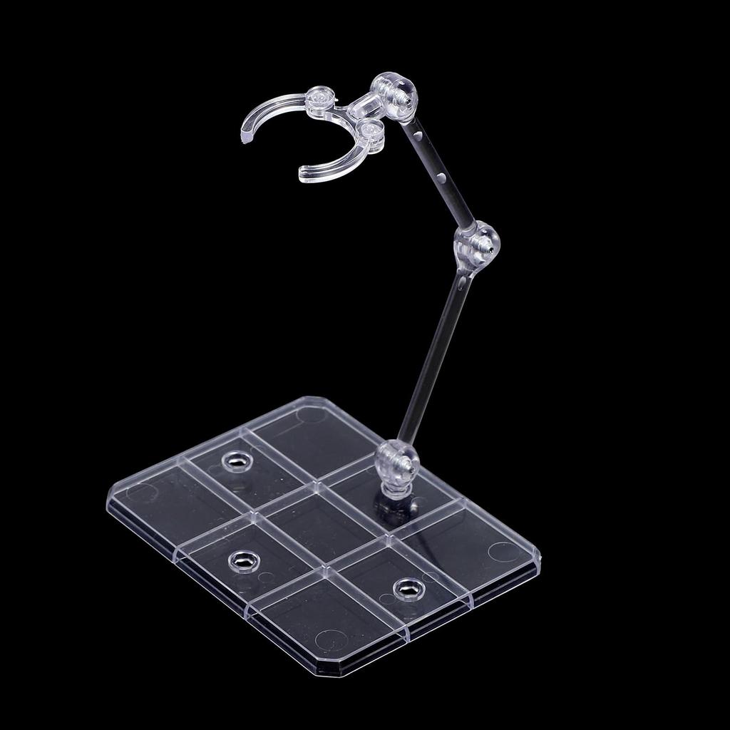 CHASO Figure Stand Plastic Model 3mm Axis Compatible Figure Display Action Base Stand Joint 4 Holes Set of 12 1/144