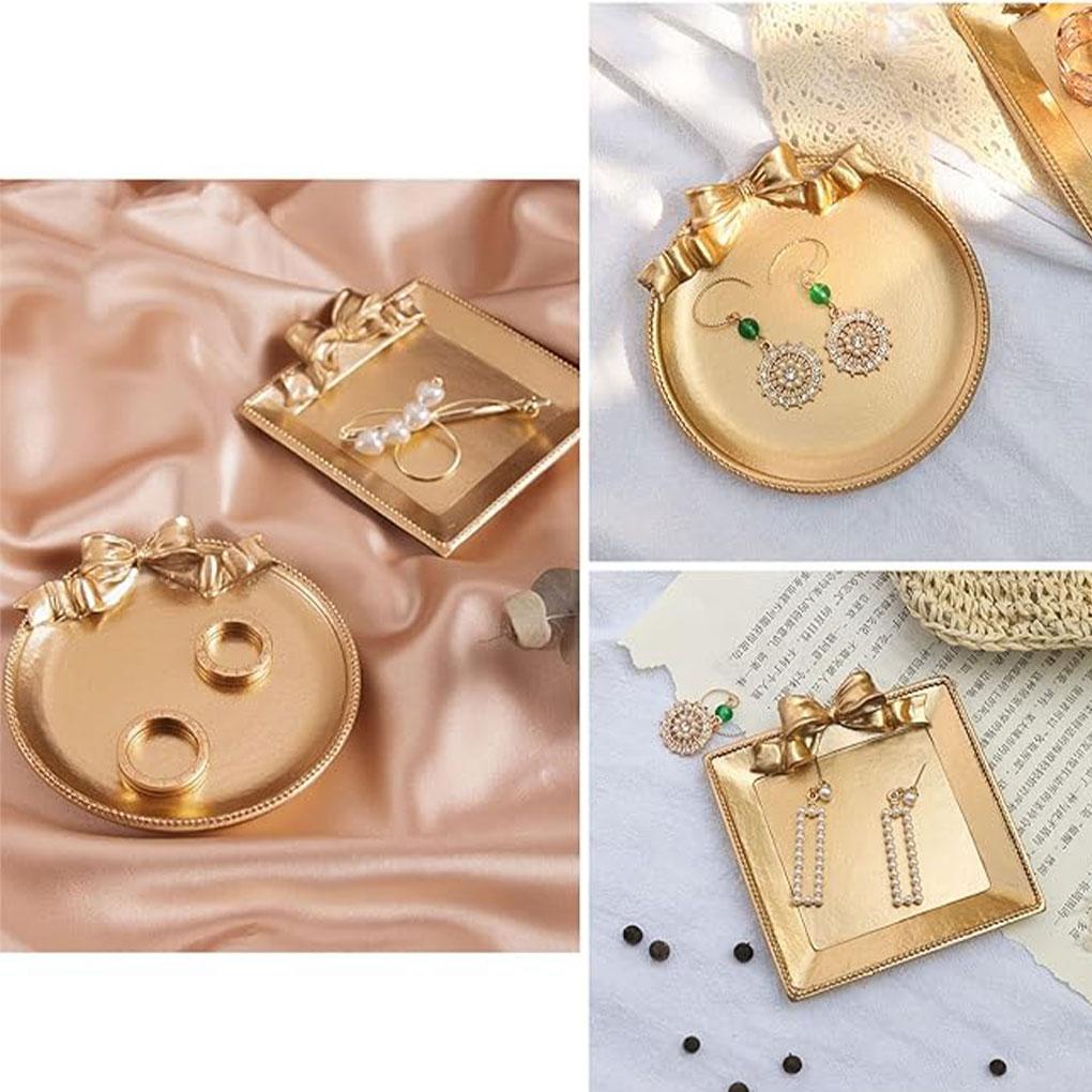 2pieces Jewelry Trays Sturdy And Durable Resin Tray For Organizing Precious Collection Made Of Resin