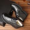 Mode Warme Echtes Leder Herrenstiefel Winter Große Größe38-48 Stiefeletten Herren Schnürschuhe Bequem Rutschfest Männlich Fell Schneestiefel H447