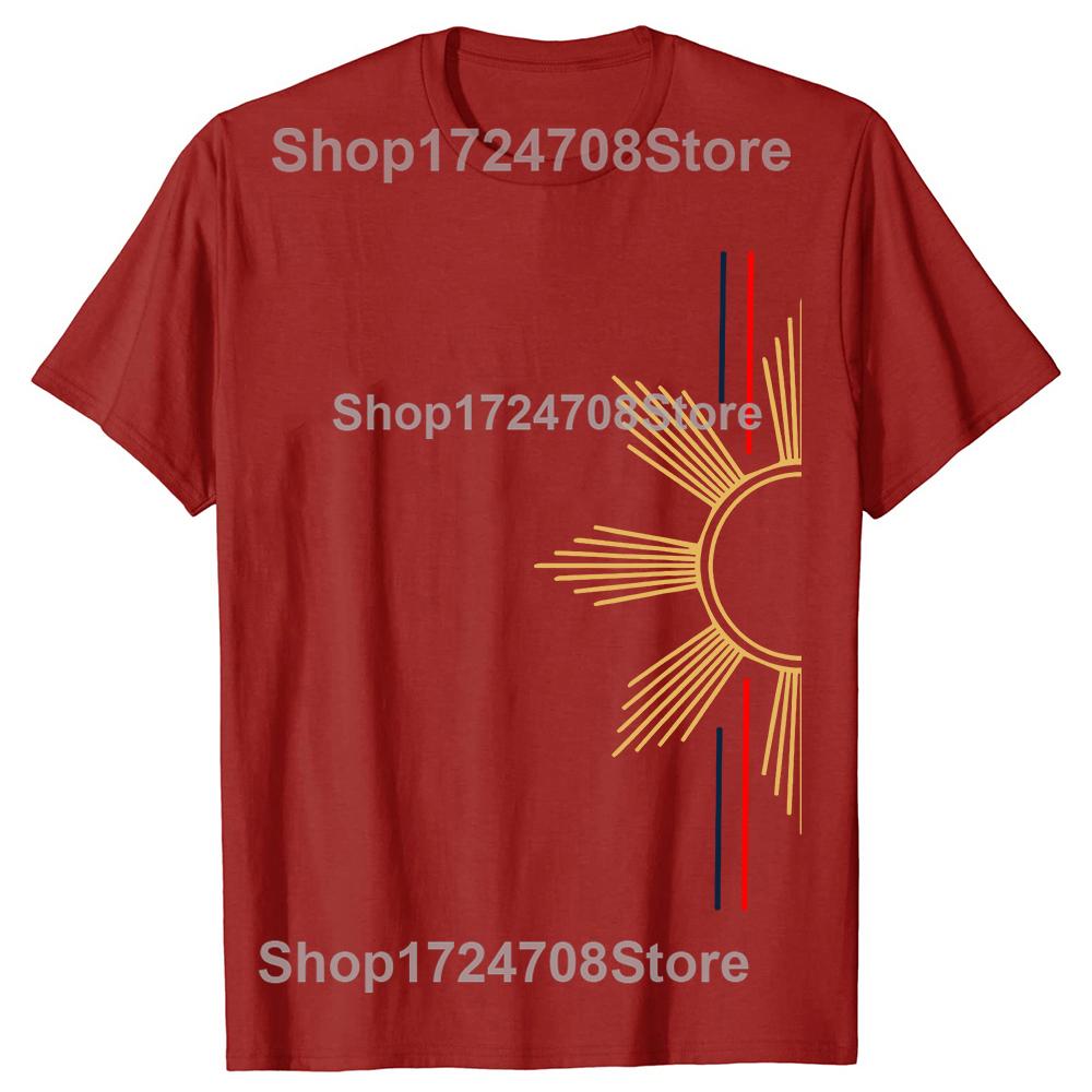 Funny Filipino Philippine Sun Retro Tshirts Men Womens Fashion Casual Tshirt 100 Cotton Loose Oversized T Shirt S