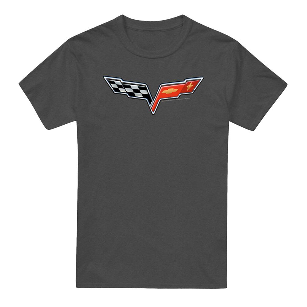 Chevrolet Unisex Adult The Vette Medallion Heather T-Shirt