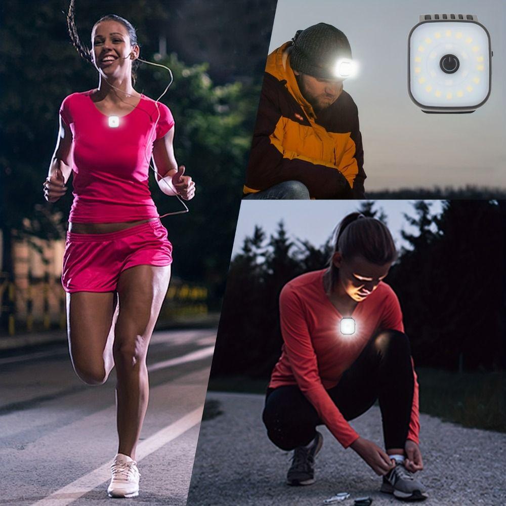 Mini Portable Headlights Alternating Traffic Wearable Flashlight Rechargeable Flashlight Night Use