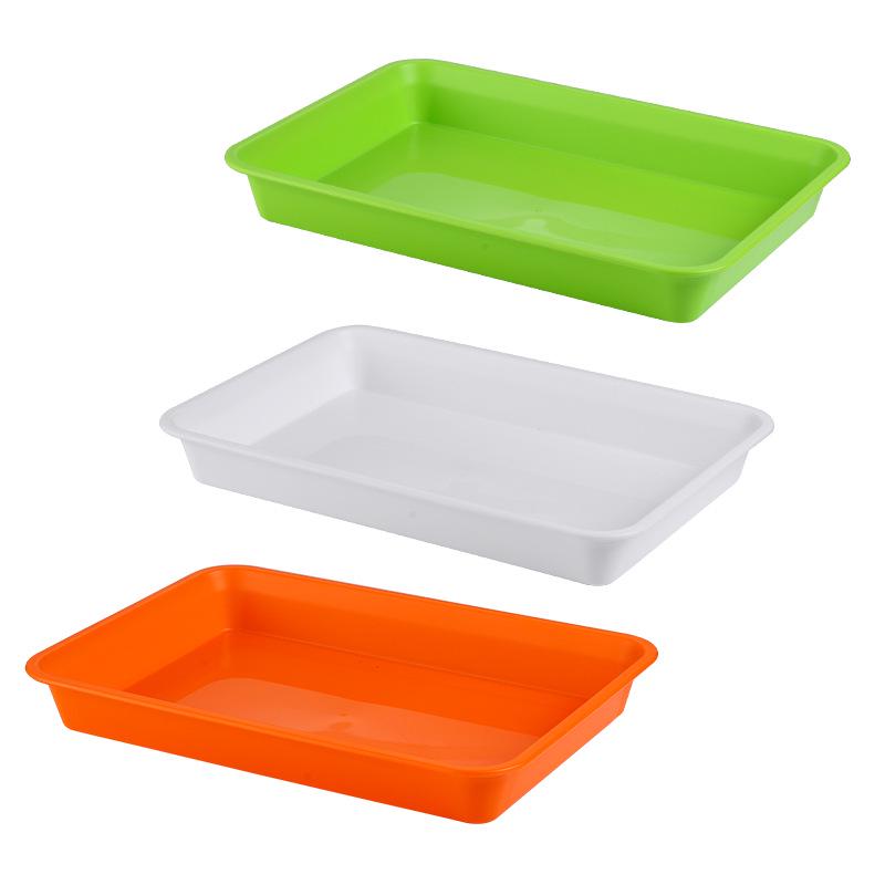 Plastic Thickened Plate for Cold Dishes, Braised Food, Hot Pot Skewers, and Vegetable Display