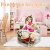 Plush Toy Stuffed Bean Bag Clear Sofas Chair Cover Large Zipper Lazy Seat Storage Child Adult Tatami No Filler Included