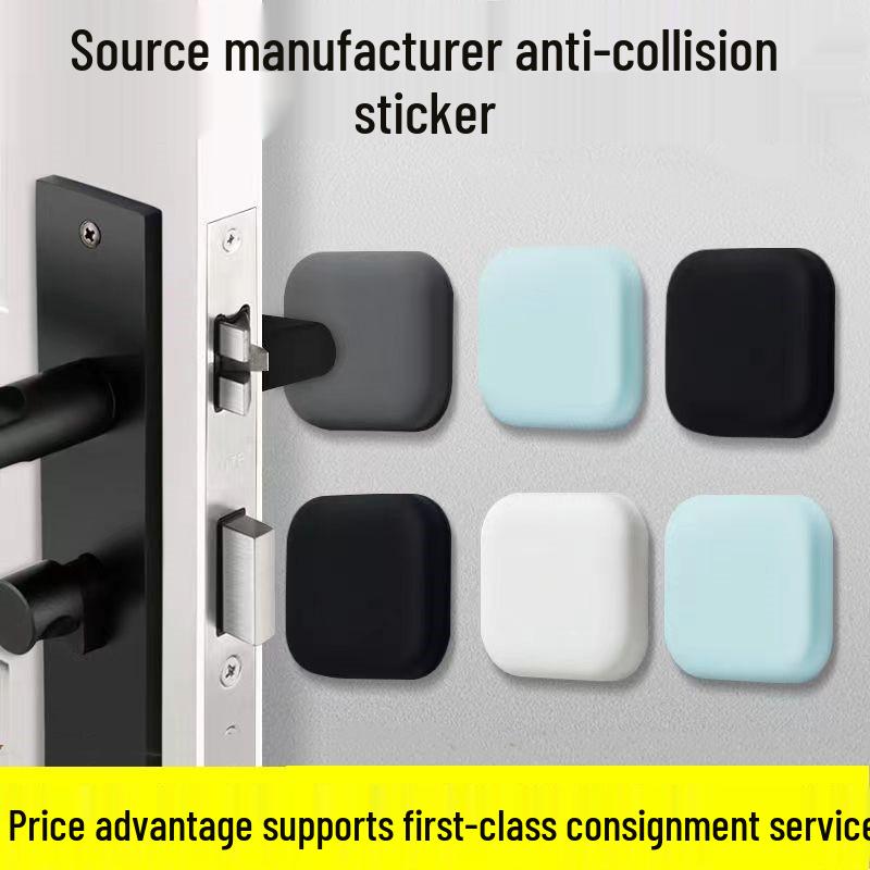 

Square Silicone Anti-Collision Door Pad - Thickened & Eco-Friendly Wall Protector
