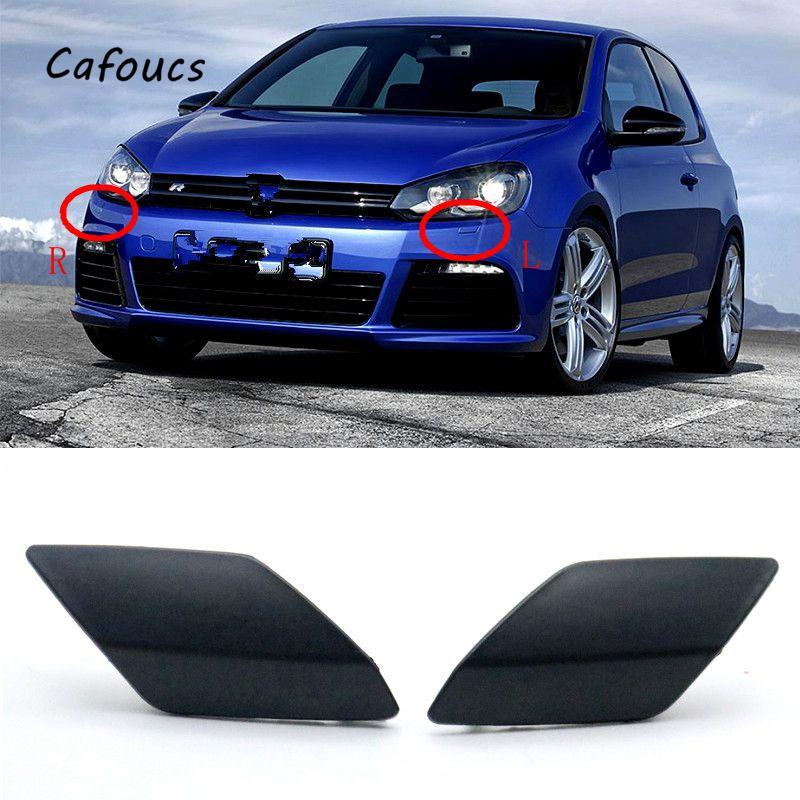 Car Front Bumper Headlight Washer Nozzle Cover Cap For VW Golf 6 R MK6 2009-2013 5K0955110G