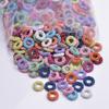 10/20/30pcs/Lot Mix Irregular Winding Rings For Jewelry Making Supplies Colorful Metal Accessories DIY Necklace Brooch Findings
