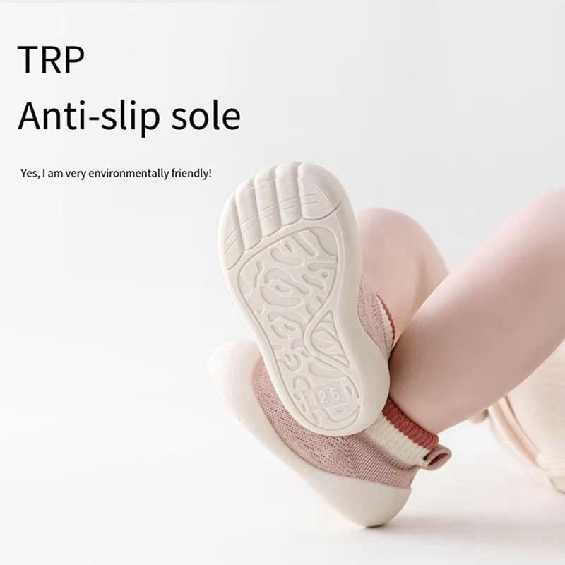 Kleinkind Baby Weiche Rutschfeste Sohle Schuhe Socken Stil Schuhe Erste Laufschuhe