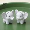 Minimalist Bedside Accessory 3D Printed Elephant Eyeglass Holder, Cute Sunglasses Display Stand, Creative Decorative Marble Texture Stand Glasses