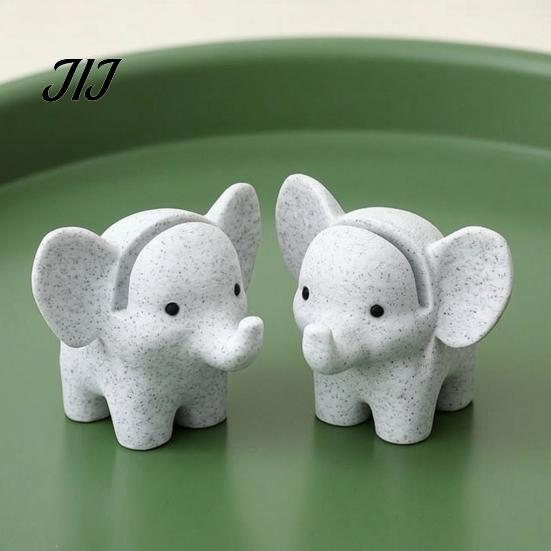 Minimalist Bedside Accessory 3D Printed Elephant Eyeglass Holder, Cute Sunglasses Display Stand, Creative Decorative Marble Texture Stand Glasses